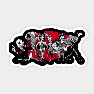 Rocky Horror Gang of Six Sticker